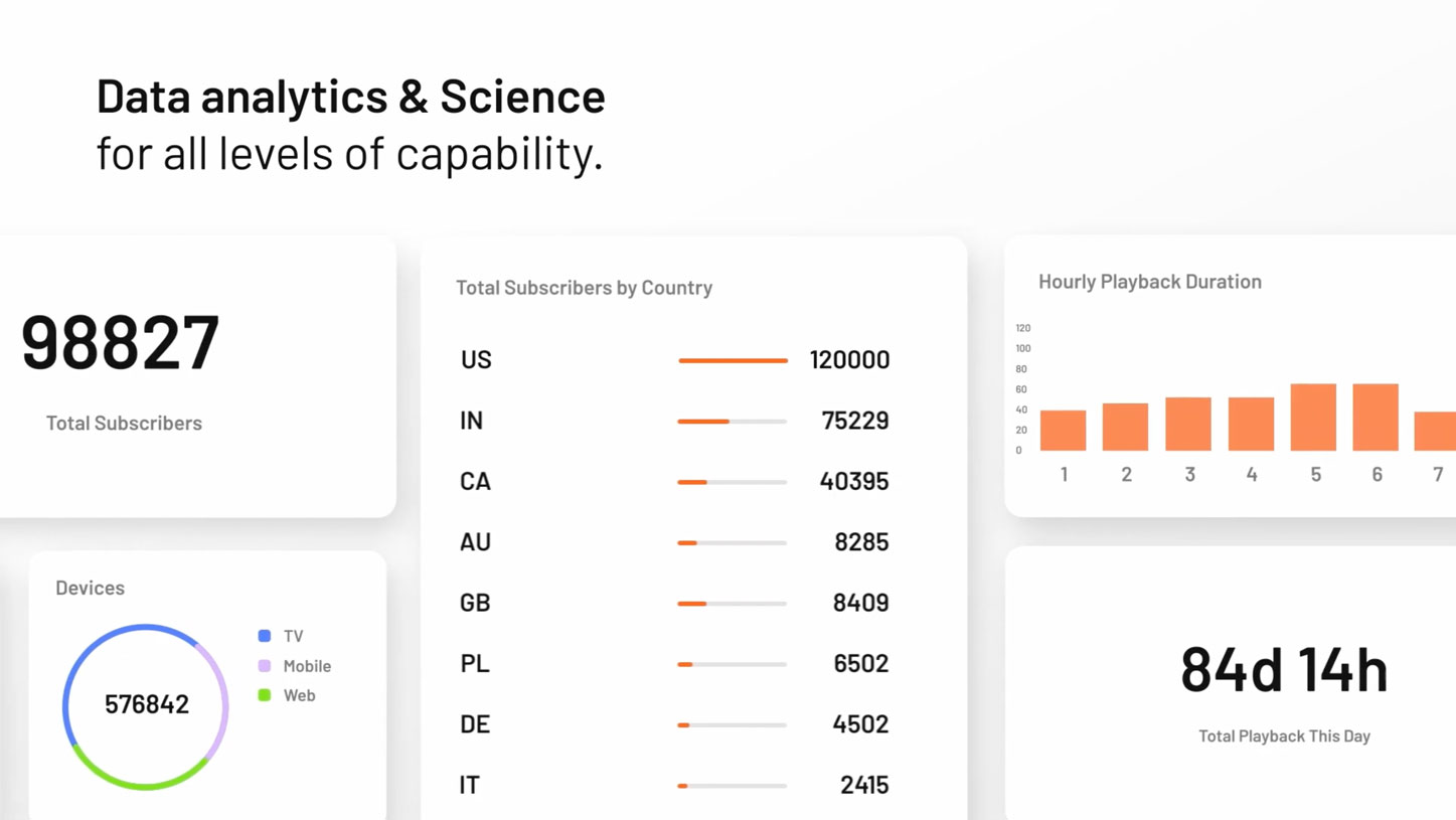 Data analytics and science for all levels of capability